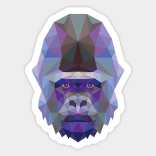 Fractal Gorilla Sticker